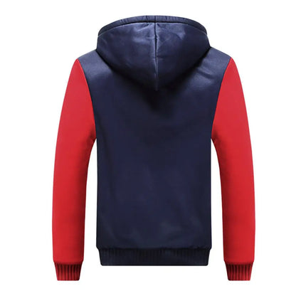 Men's Camouflage Fleece Jacket – Thick, Warm & Stylish Winter Coat