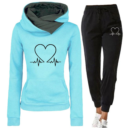 Women's Winter Hoodie & Jogger Tracksuit