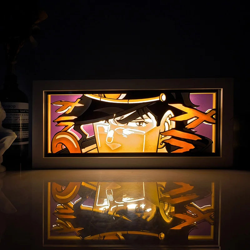 "Demon Slayer" Anime Light Box Remote Controlled LED Night Lamp – Perfect for Anime Lovers!