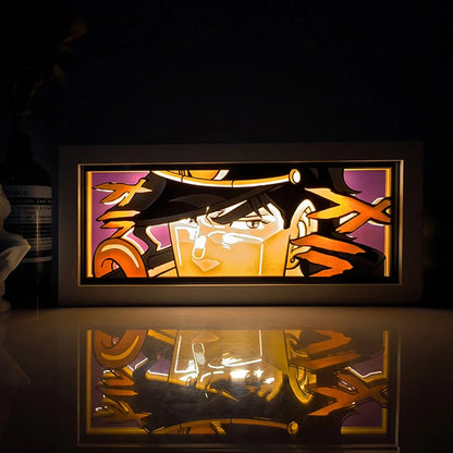 "Demon Slayer" Anime Light Box Remote Controlled LED Night Lamp – Perfect for Anime Lovers!