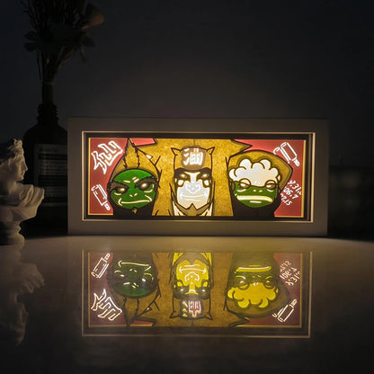 "Demon Slayer" Anime Light Box Remote Controlled LED Night Lamp – Perfect for Anime Lovers!