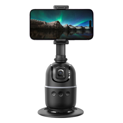 TrackMate 360° Auto Phone Tripod – Hands-Free Face Tracking with Remote & Gesture Control