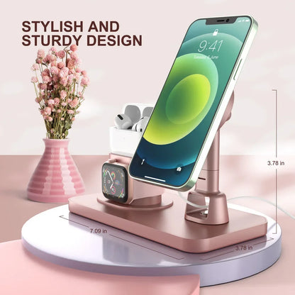 3-in-1 Fast Charging Dock for iPhone, Apple Watch & AirPods