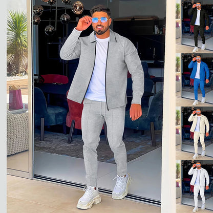 2024 Men's Fashion West Coast Style Breathable Sporty Suit for Business or Casual