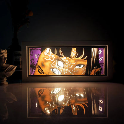 "Demon Slayer" Anime Light Box Remote Controlled LED Night Lamp – Perfect for Anime Lovers!