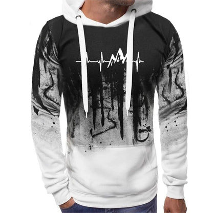 Men's Hoodie Fashion Print Men's Leisure Sports Wear