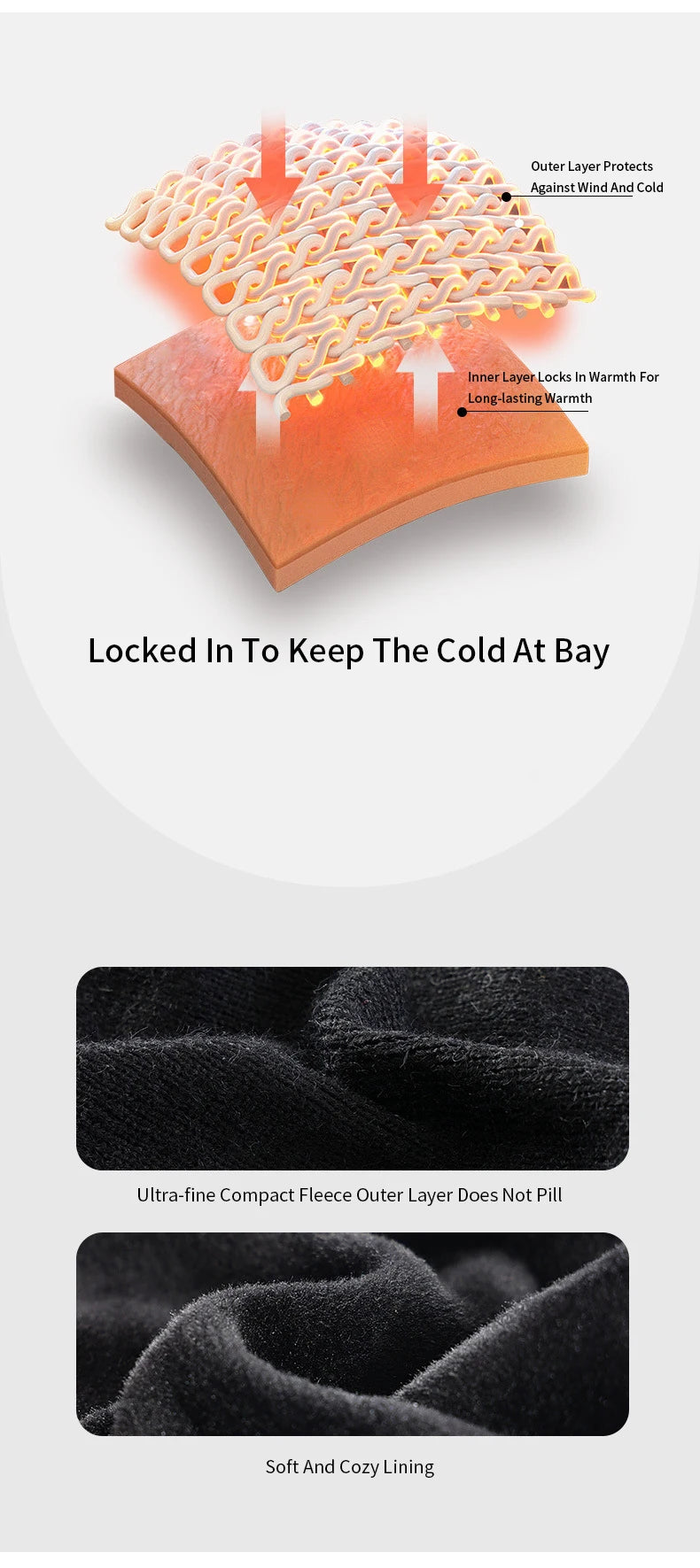 Men's Thick Winter Ear Warmers for Cold Weather Activities