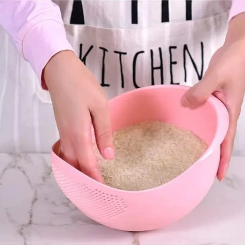 Rice Washer & Strainer Bowl