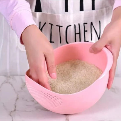 Rice Washer & Strainer Bowl