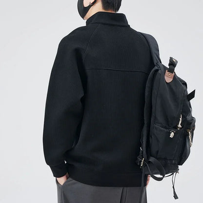 Vintage Y2K Men's Half-Zip Sweatshirt