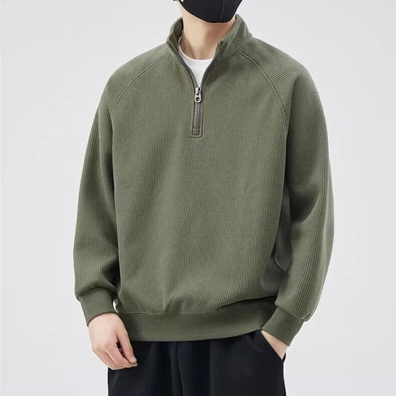Vintage Y2K Men's Half-Zip Sweatshirt