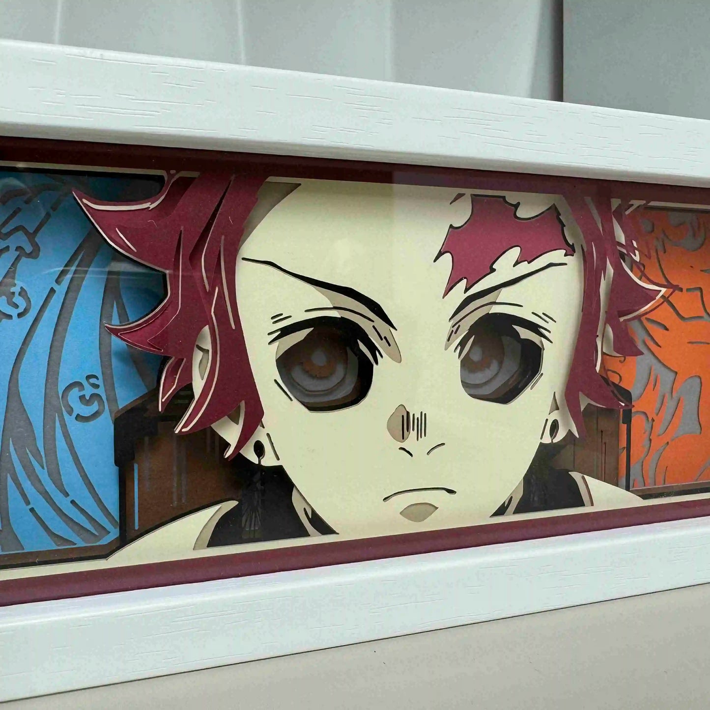 "Demon Slayer" Anime Light Box Remote Controlled LED Night Lamp – Perfect for Anime Lovers!