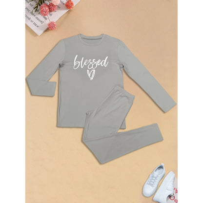 Blessed Print Two-Piece Set