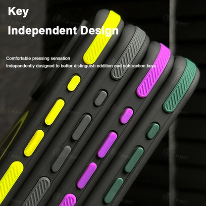 Bicolor Magnetic Phone Case with Shockproof Bumper Hard Cover for iPhone