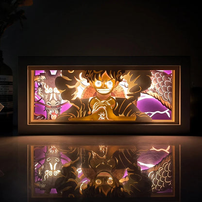 "Demon Slayer" Anime Light Box Remote Controlled LED Night Lamp – Perfect for Anime Lovers!