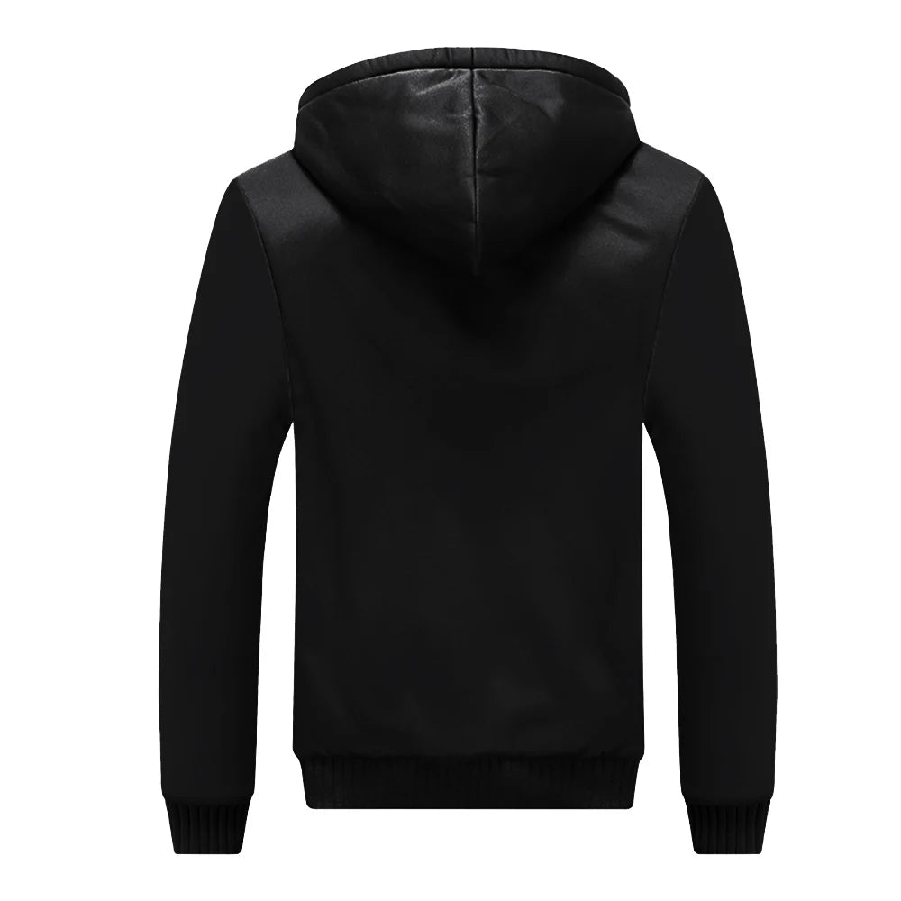 Men's Camouflage Fleece Jacket – Thick, Warm & Stylish Winter Coat