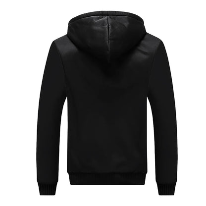 Men's Camouflage Fleece Jacket – Thick, Warm & Stylish Winter Coat