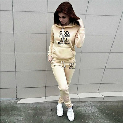 God Is Good Hoodie & Jogger Set