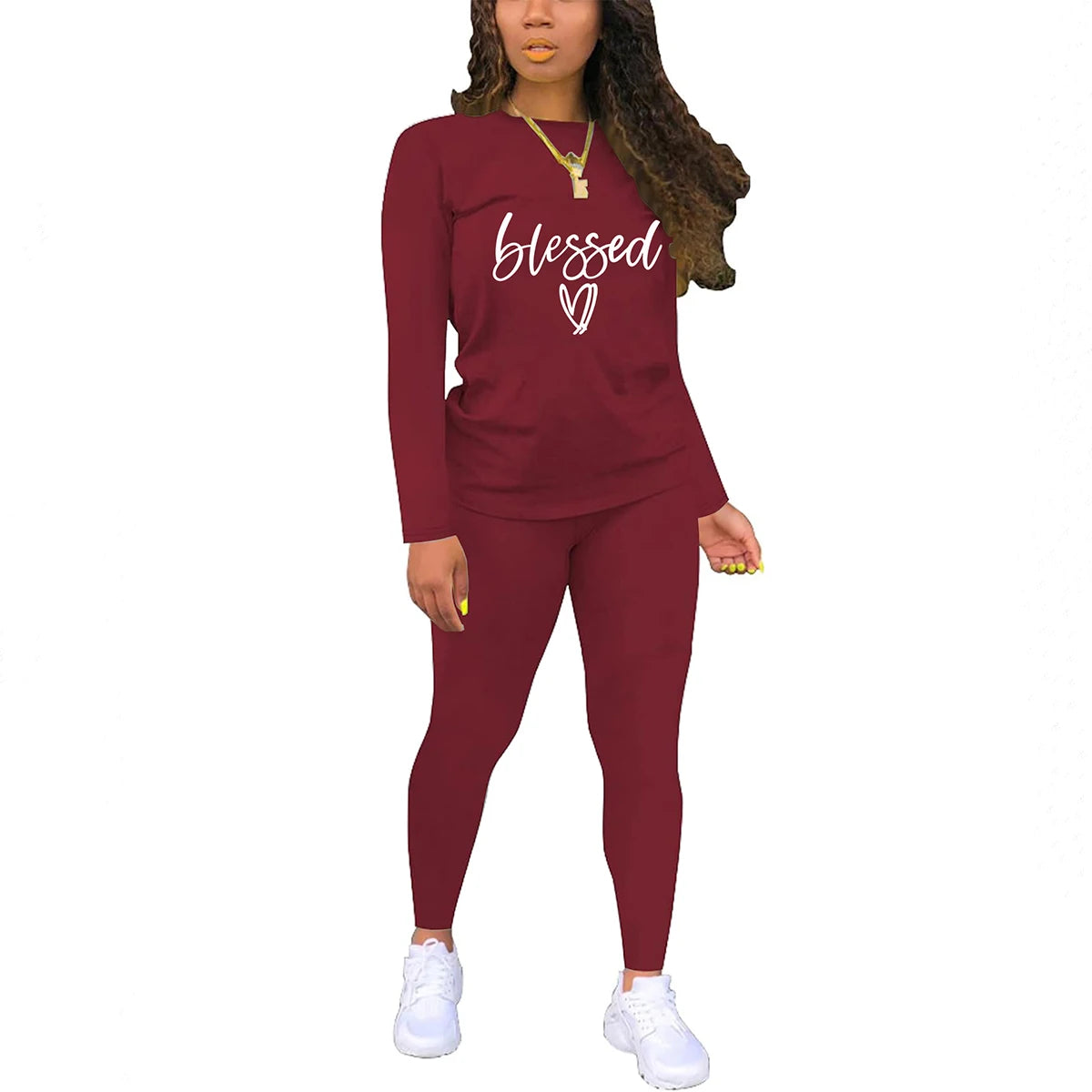 Blessed Print Two-Piece Set
