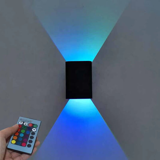 Modern 3W Up/Down LED Wall Light – Remote Controlled