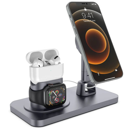 3-in-1 Fast Charging Dock for iPhone, Apple Watch & AirPods