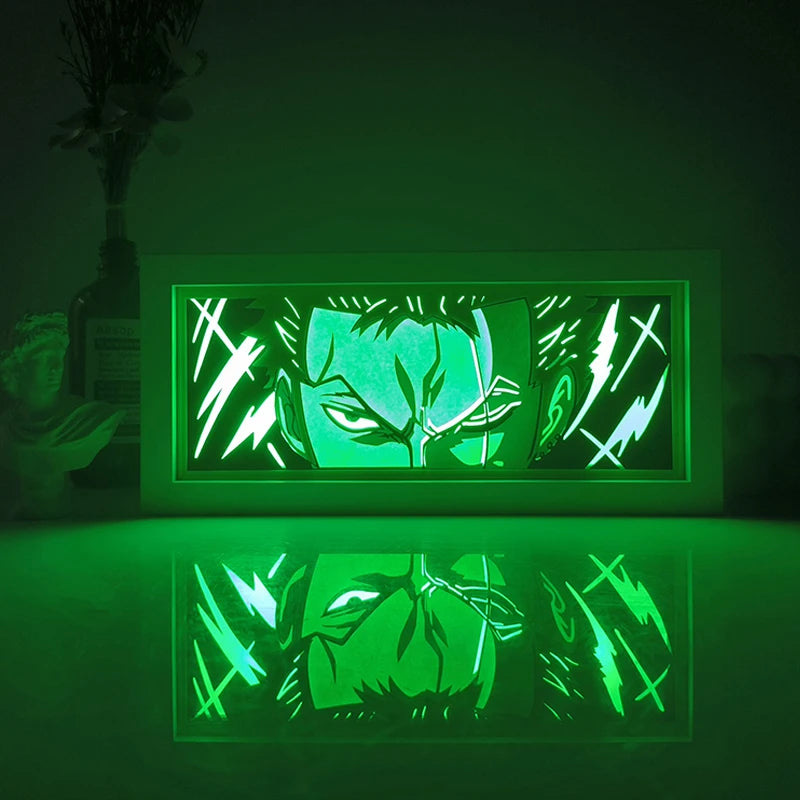 "Demon Slayer" Anime Light Box Remote Controlled LED Night Lamp – Perfect for Anime Lovers!