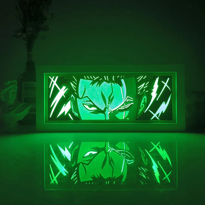 "Demon Slayer" Anime Light Box Remote Controlled LED Night Lamp – Perfect for Anime Lovers!