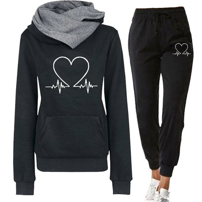Women's Winter Hoodie & Jogger Tracksuit