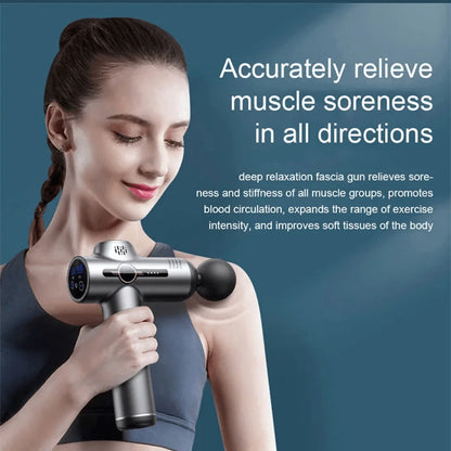 Portable Fascia Massage Gun – Deep Muscle Relief