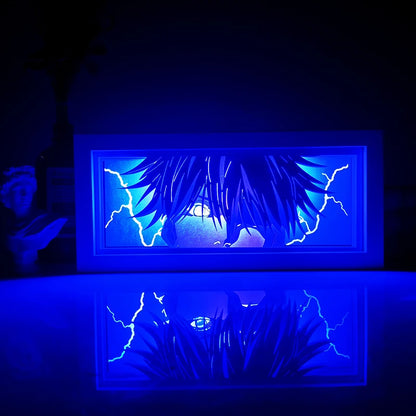"Demon Slayer" Anime Light Box Remote Controlled LED Night Lamp – Perfect for Anime Lovers!