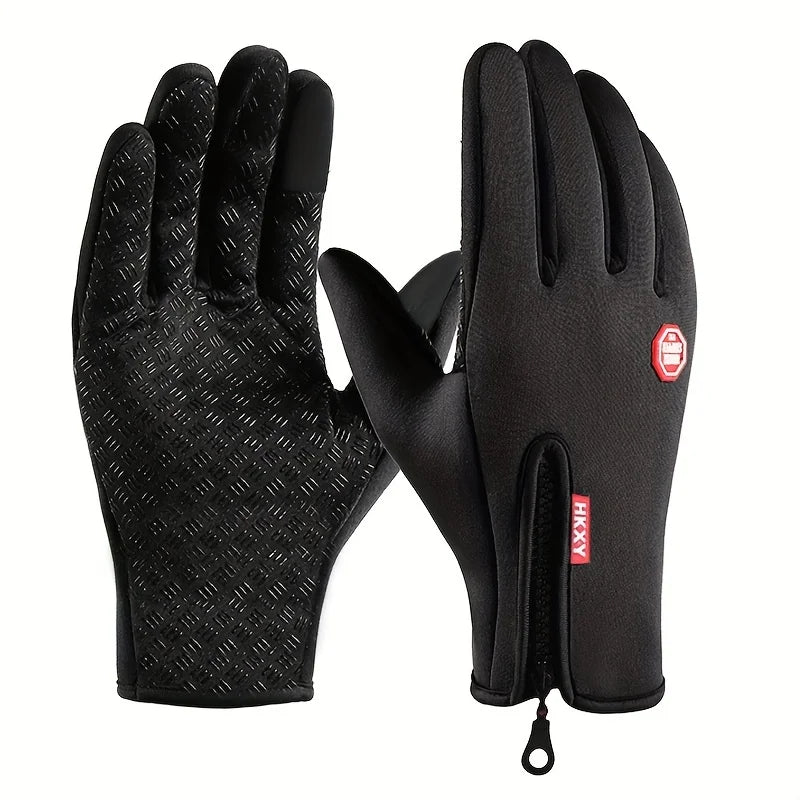 Touchscreen Windproof Winter Gloves for Men & Women – Outdoor Cycling & Driving