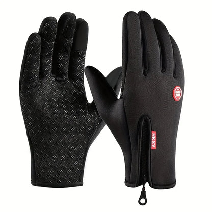 Touchscreen Windproof Winter Gloves for Men & Women – Outdoor Cycling & Driving