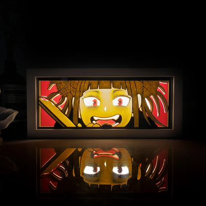 "Demon Slayer" Anime Light Box Remote Controlled LED Night Lamp – Perfect for Anime Lovers!
