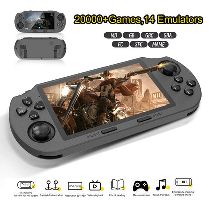 SF3000 Mini Retro Handheld Game Console – 4.5" IPS, 20,000+ Games