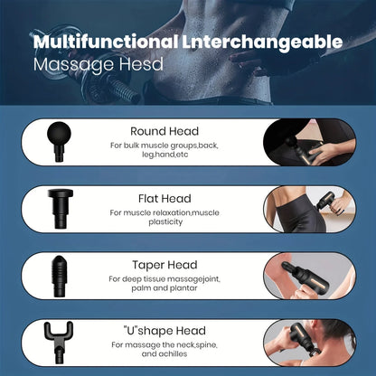 Portable Fascia Massage Gun – Deep Muscle Relief
