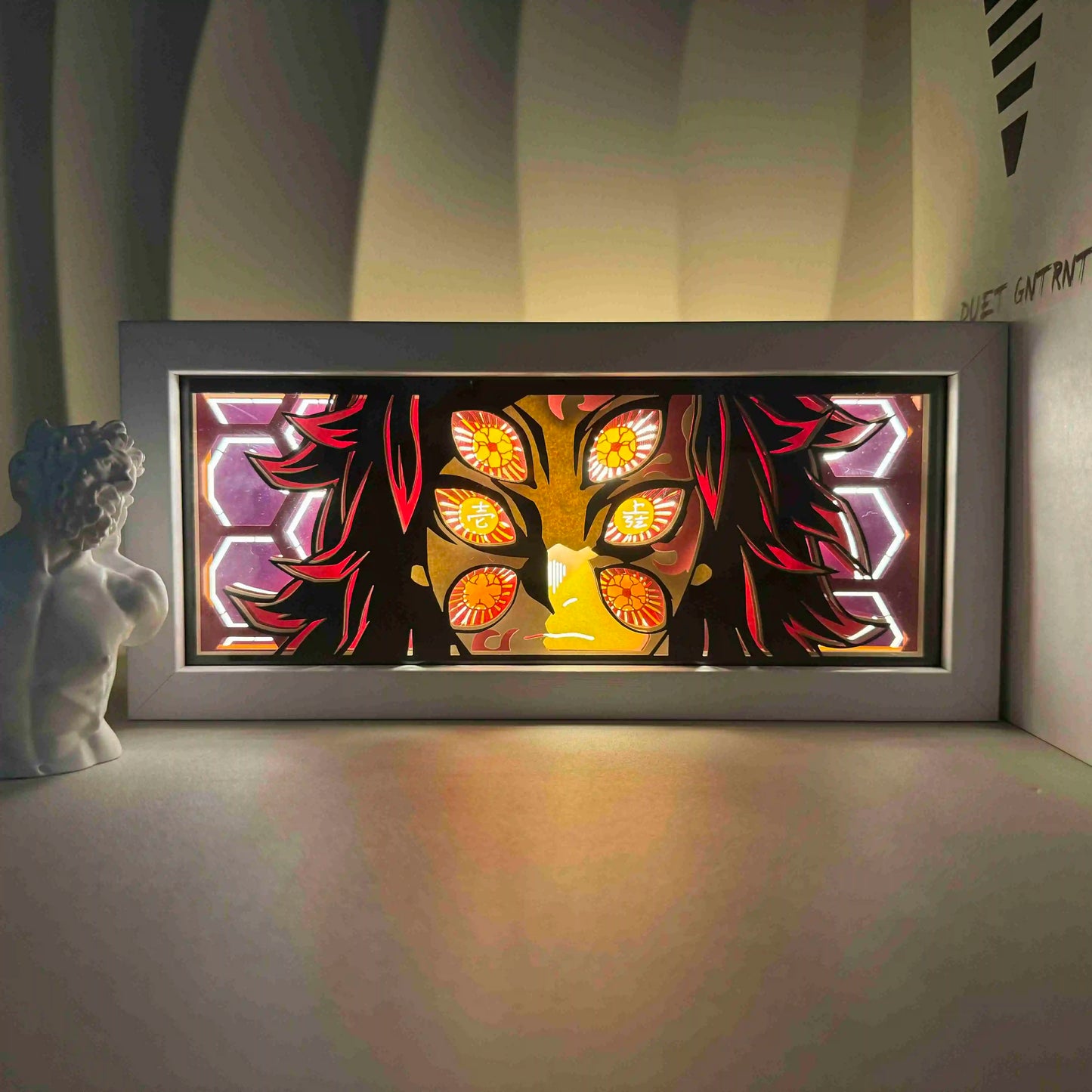 "Demon Slayer" Anime Light Box Remote Controlled LED Night Lamp – Perfect for Anime Lovers!