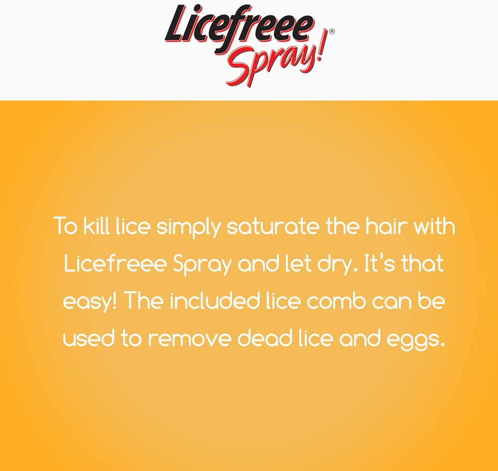 Licefreee Lice Spray for Kids Hair