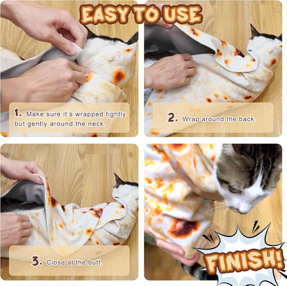 Cat Wrap for Cutting Nails,tortilla 