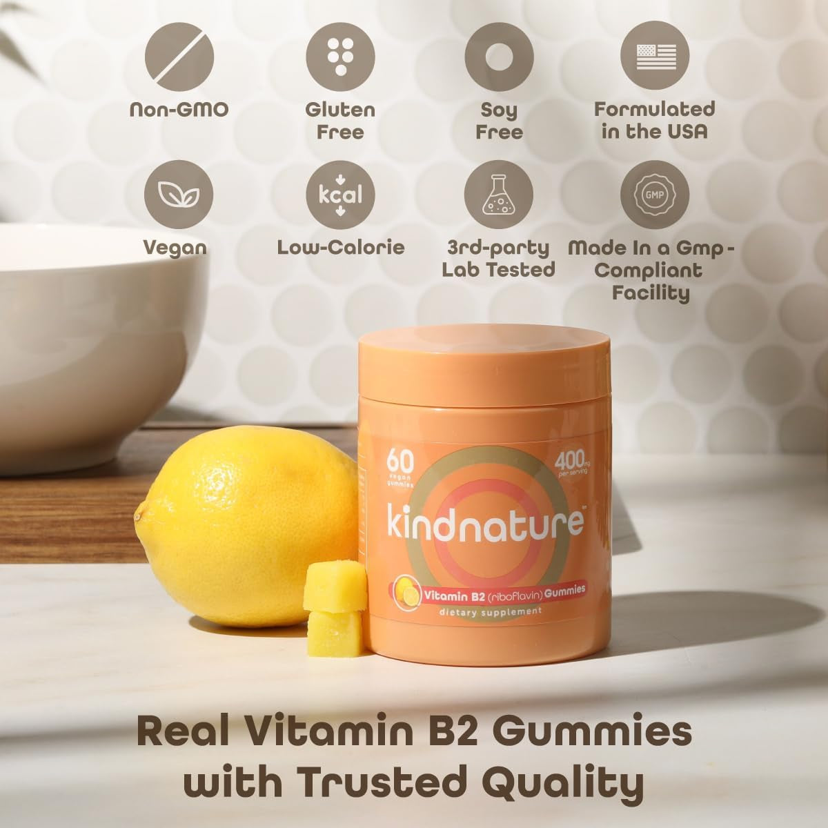 Vitamin B2 Gummies - Riboflavin 400Mg