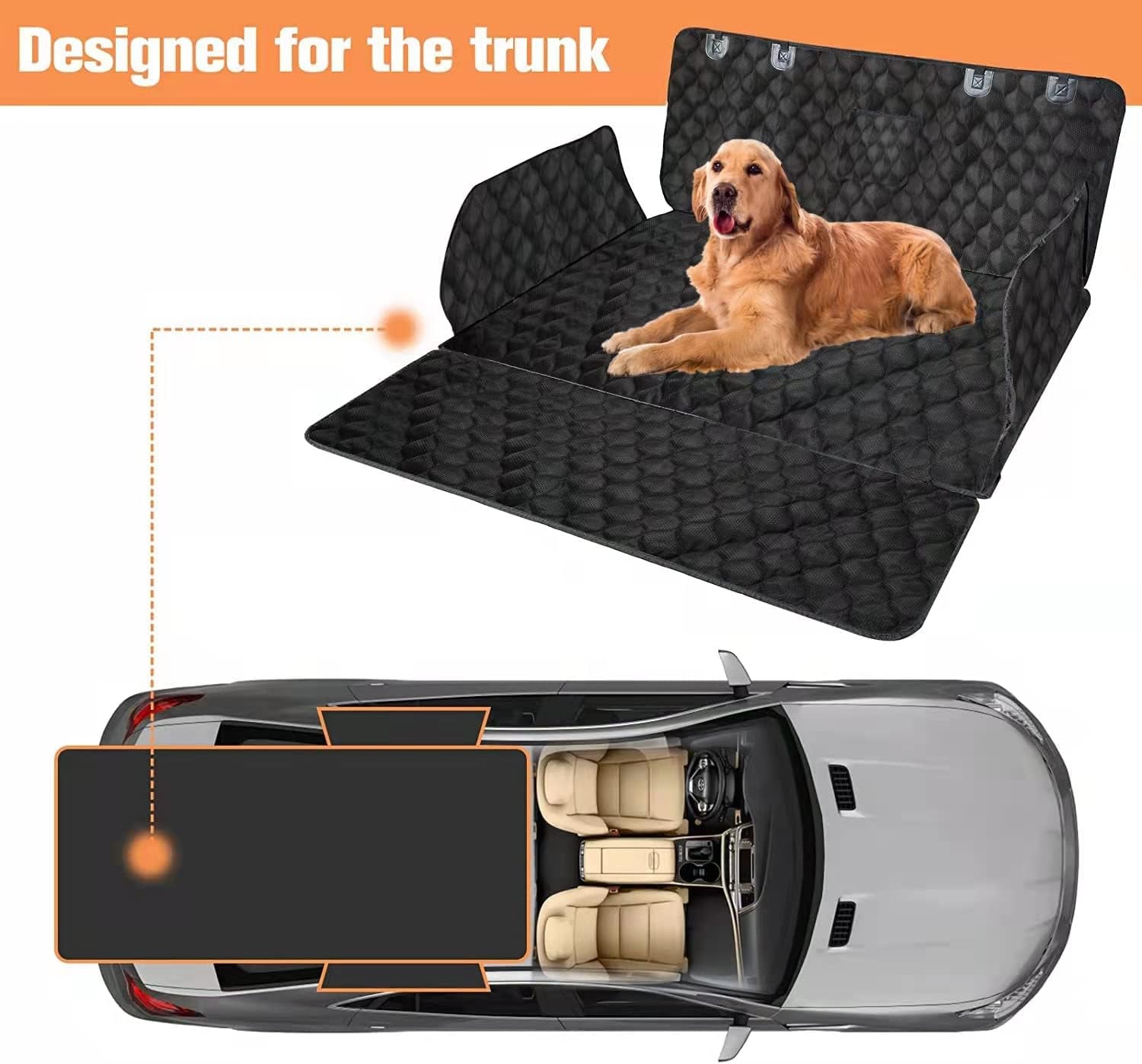 SUV Cargo Liner for Dogs, Waterproof Pet