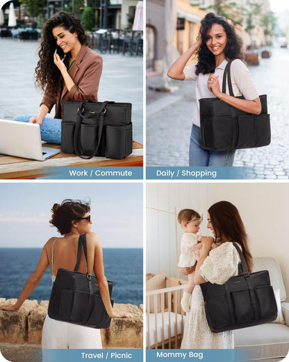 Laptop Tote Bag for Women Work, Teacher 