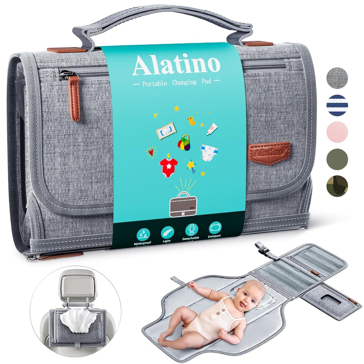 Portable Diaper Changing Pad for Baby,