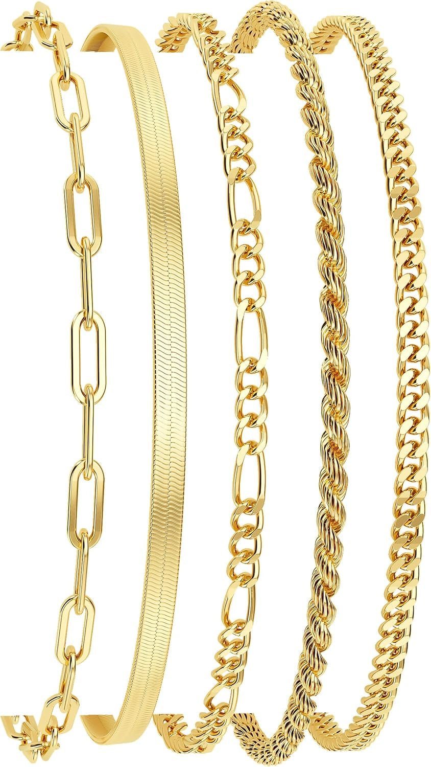 14K Gold Plated Bracelets for Women
