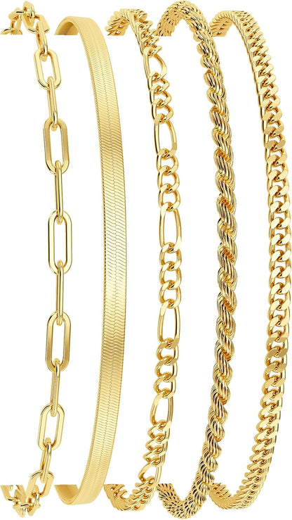 14K Gold Plated Bracelets for Women