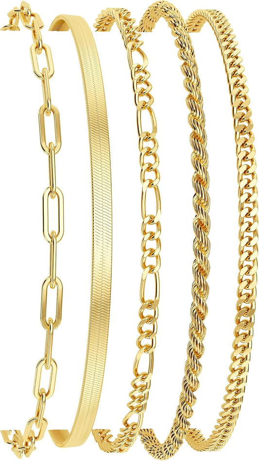 14K Gold Plated Bracelets for Women