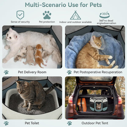 Dog Cat Playpen,Puppy Pet Playpen Indoor