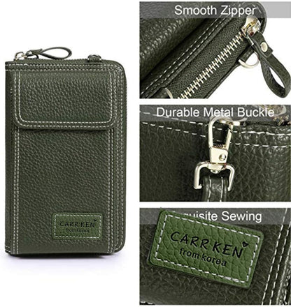 Womens Crossbody Bag Cell Phone Wallet