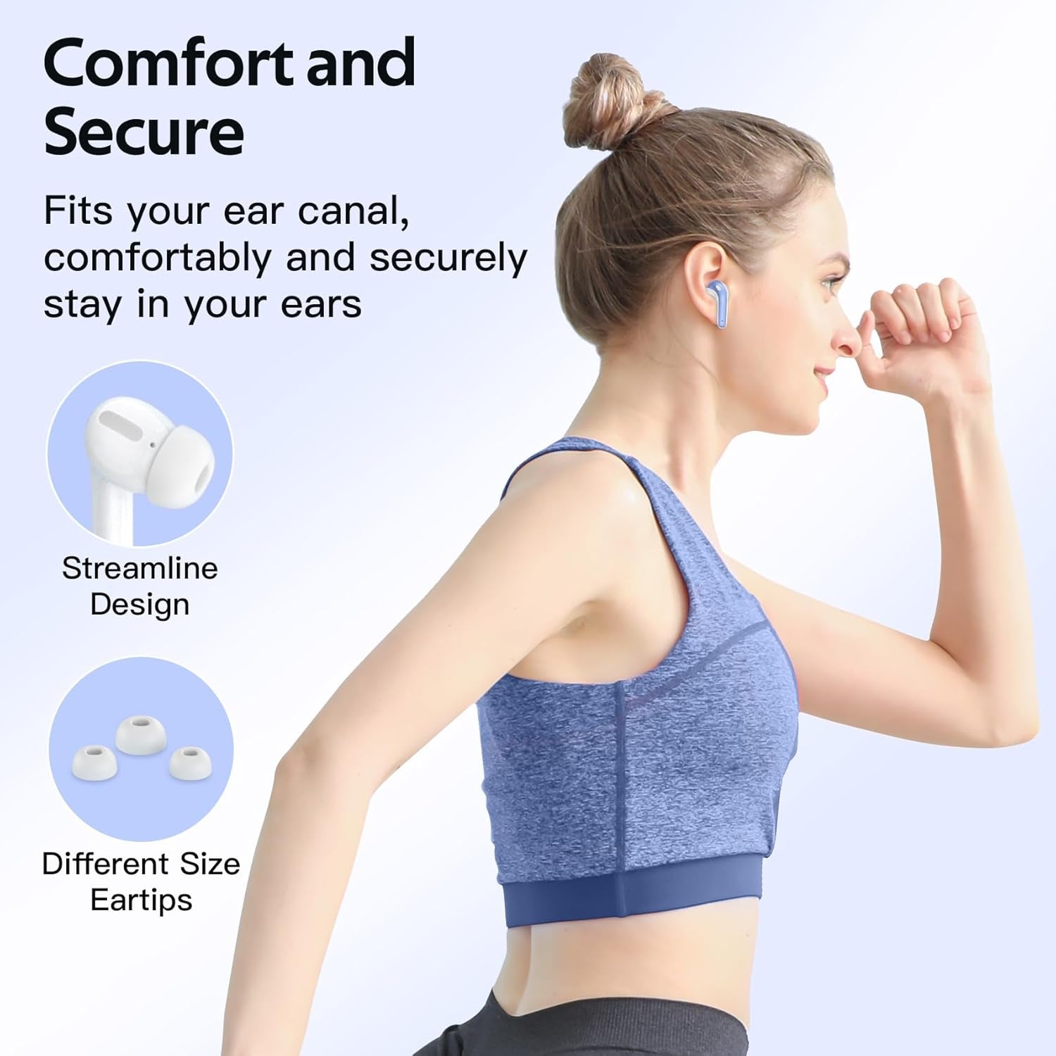 Bluetooth Headphones True Wireless 