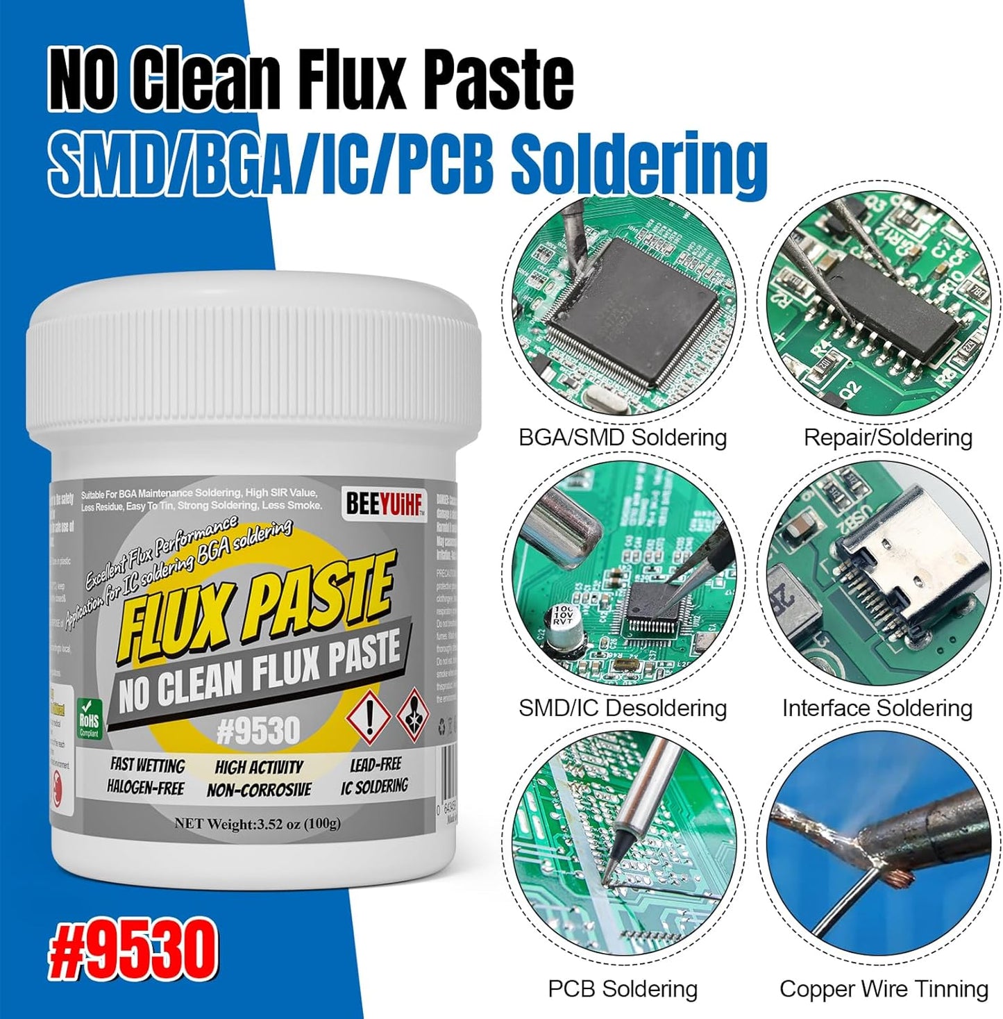 NoClean Soldering Flux Paste Soldering