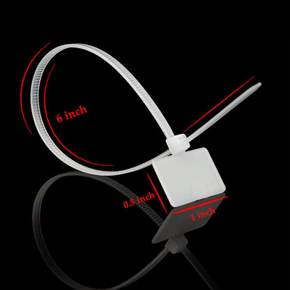 Nylon Marker Cable Zip Ties 250Pcs6 Inch